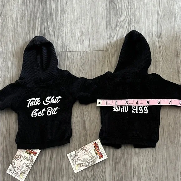 Black Graphic Hoodies for Pets bundle - Picture 3 of 3